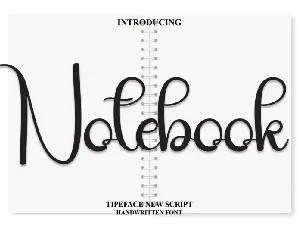 Notebook Script font