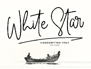 White Star Handwritten font