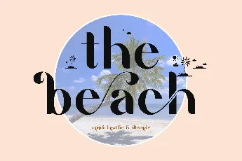 The Beach font