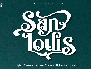 San Louis font