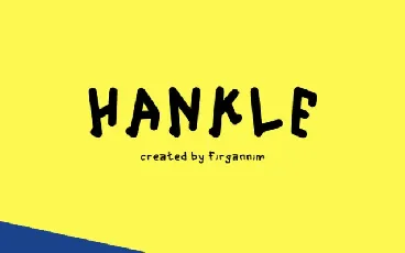 Hankle font