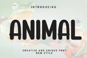 Animal Display font