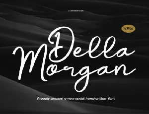 Della Morgan font