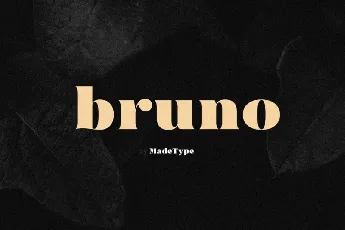 MADE Bruno Serif font