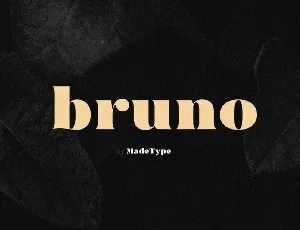 MADE Bruno Serif font