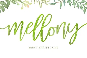 Mellony font