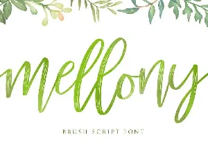 Mellony font