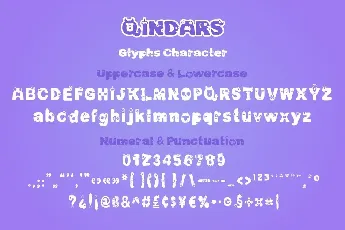 QINDARS font