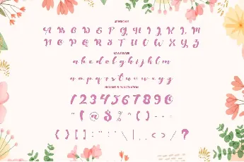 Mellania Script font