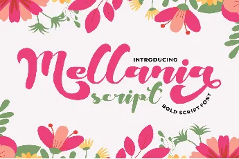 Mellania Script font