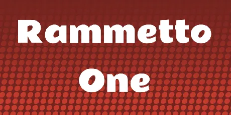 Rammetto One font