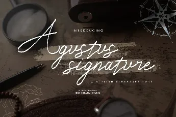 Agustus Signature font