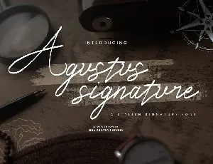 Agustus Signature font