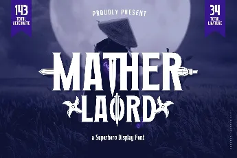 Mather Laord font