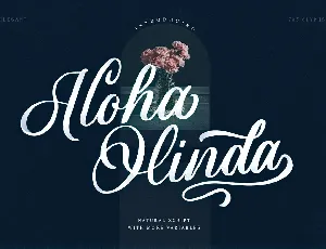 Aloha Olinda font