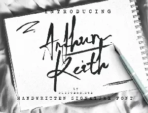 Arthur Keith font