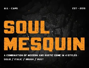 Mesquin Typeface font