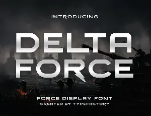 Delta Force font