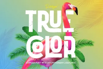 Truecolor font