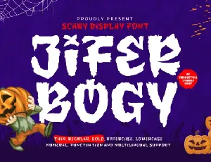 Jifer Bogy font