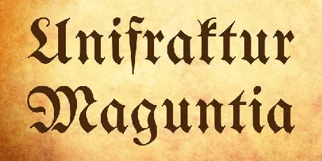 UnifrakturMaguntia font