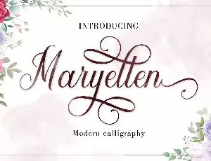 Maryellen font