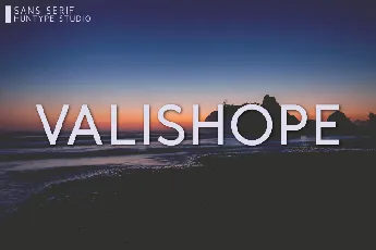 Valishope font