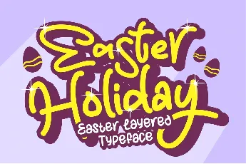 Easter Holiday font