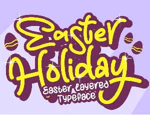 Easter Holiday font