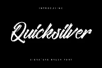 Quicksilver font