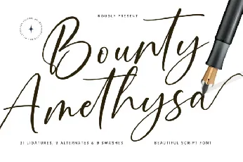 Bounty Amethysa font