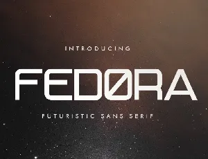 Fedora font