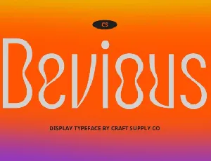 CS Devious font