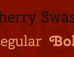 Cherry Swash Family font