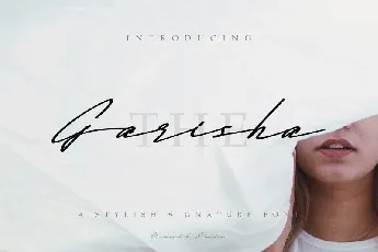 The Garisha Signature font