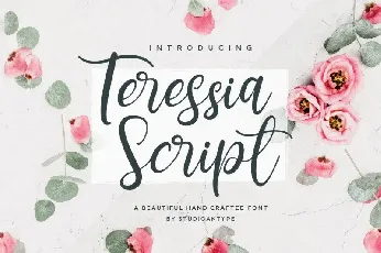 Teressia Script font