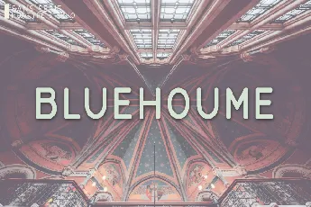 Bluehoume font