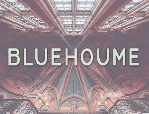 Bluehoume font