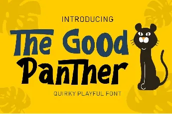 The Good Panther font