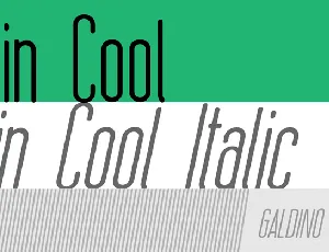 Thin Cool font