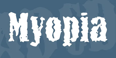 Myopia font