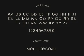 Darbots font