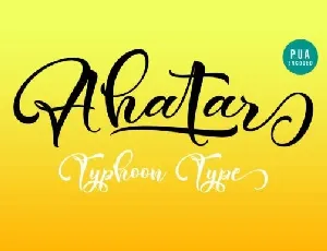 Ahatar font