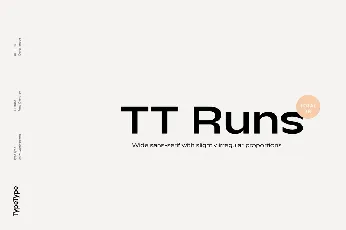 TT Runs font