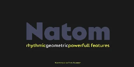 Natom Pro Family font