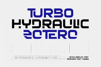 Hexco font