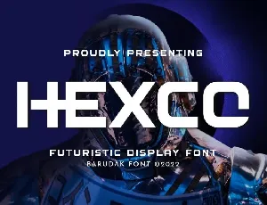 Hexco font