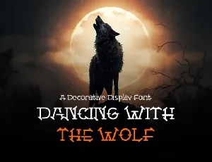 Dancing With The Wolf font