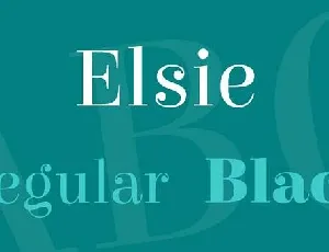 Elsie font