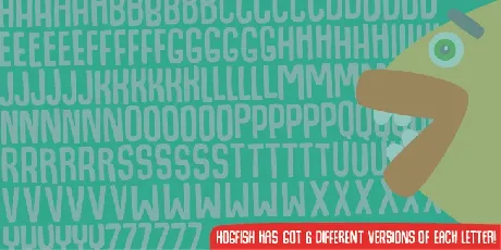 Hogfish Free font